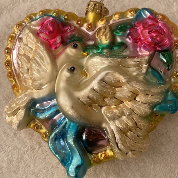 Christopher Radko Valentines Wedding Ornament 2001  "TRUE TURTLE-LOVES" 01-473-0 - Picture 5 of 6